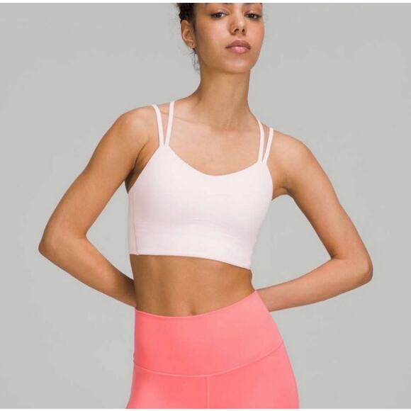 Lululemon Athletica Other - Lululemon Like a Cloud Longline Bra pink medium